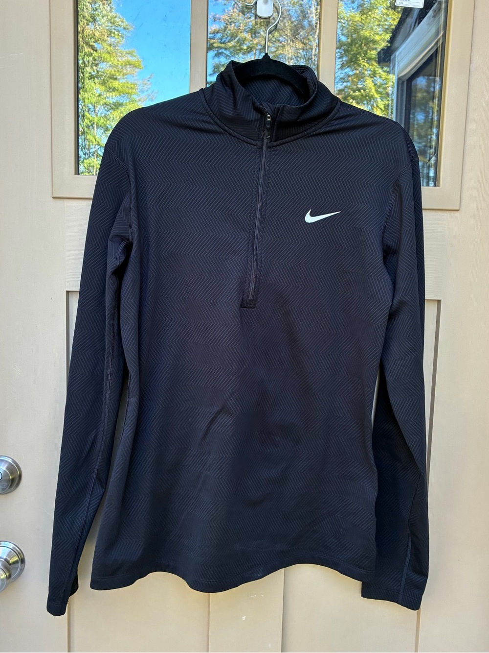 Nike Pro Half Zip Performance Pullover Black Women's XL